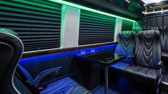 18 passenger sprinter van interior athens