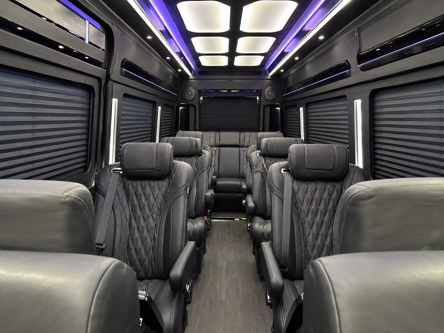 savannah 10 passenger sprinter van inside