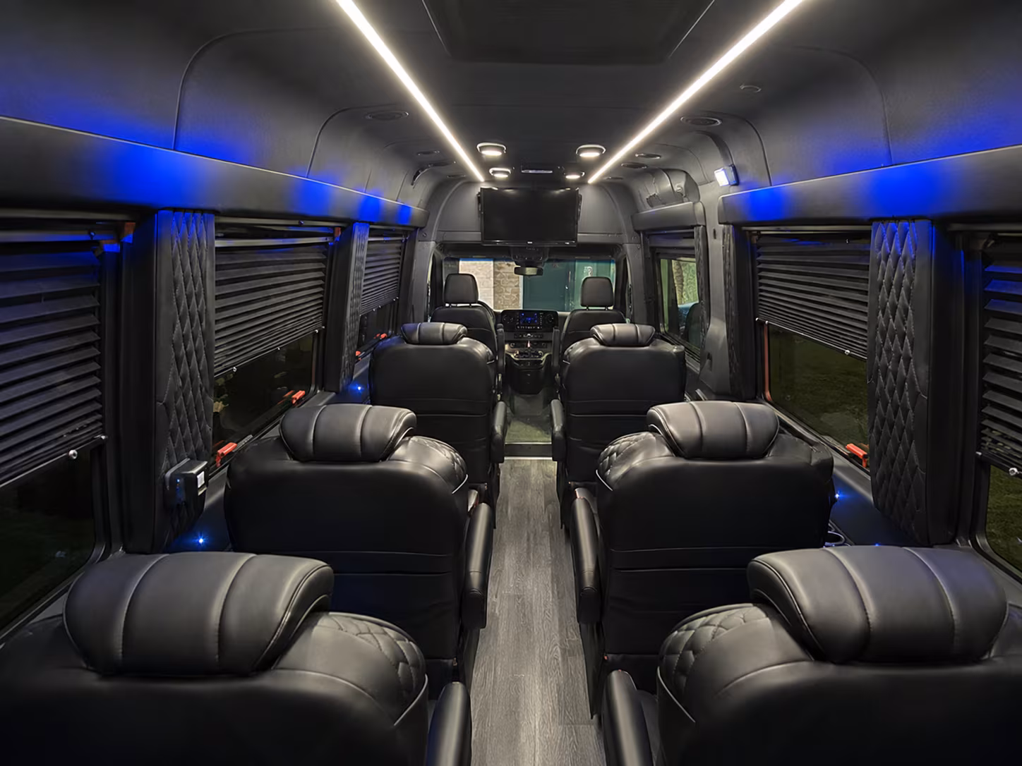savannah 12 passenger sprinter van interior