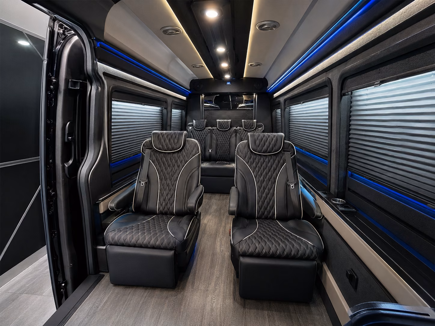 savannah 18 passenger sprinter van interior