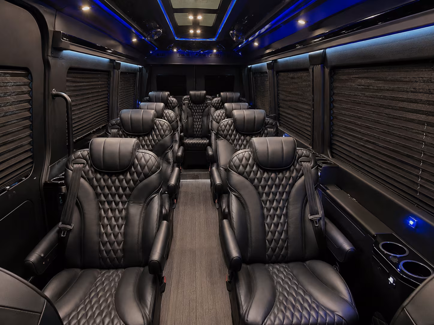 savannah 20 passenger sprinter van inside