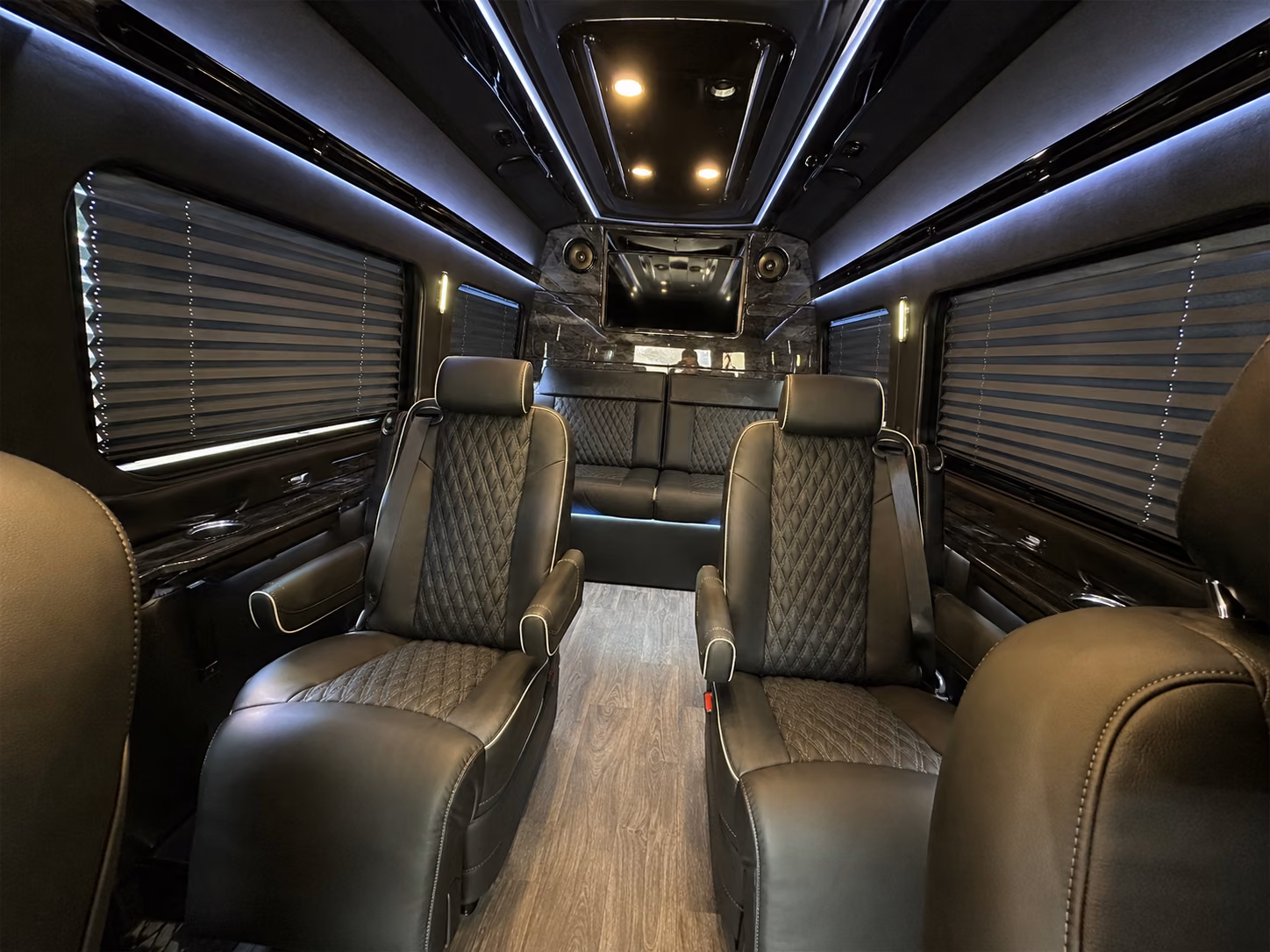 savannah 20 passenger sprinter van interior