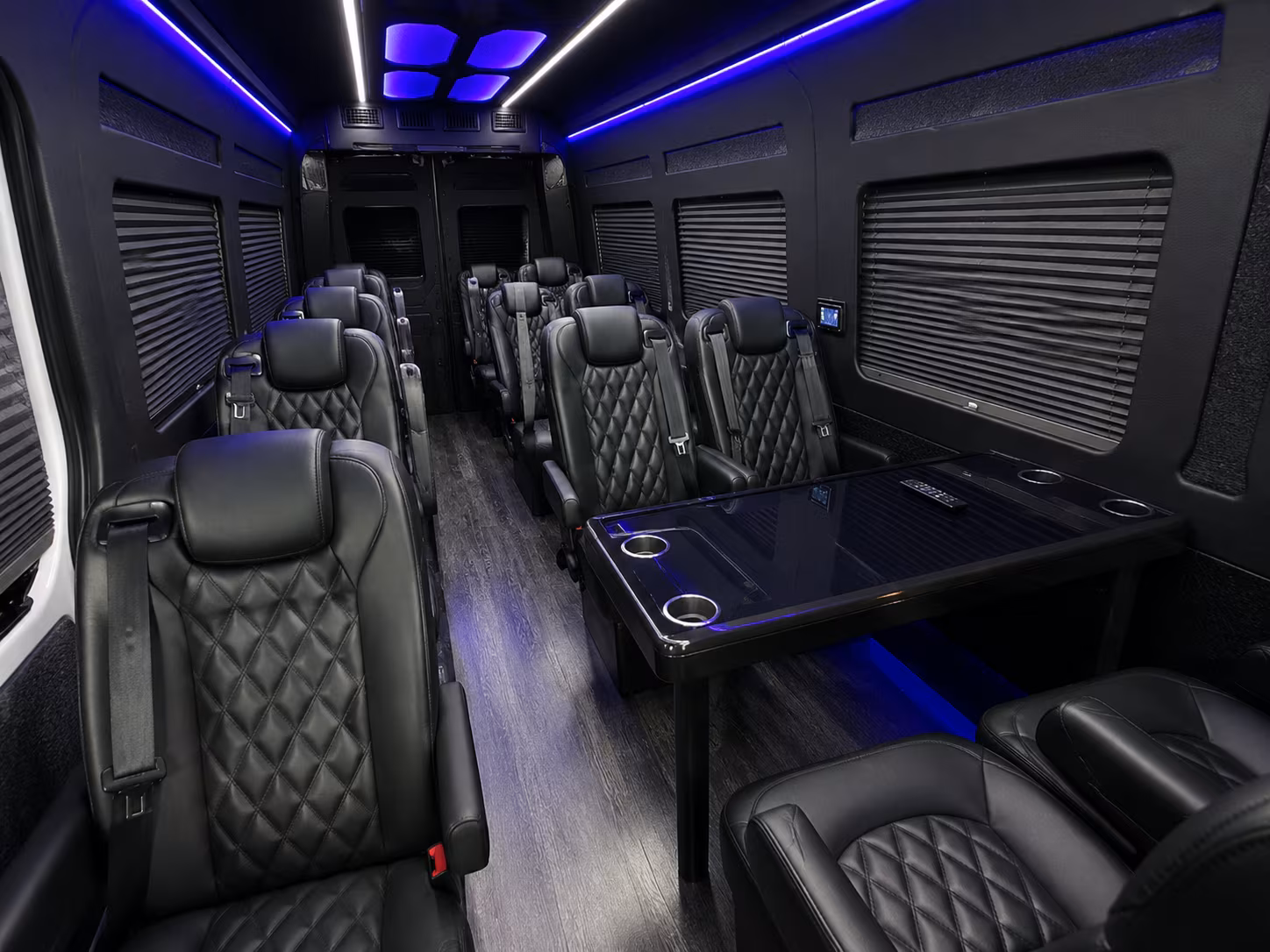 savannah 8 passenger sprinter van inside