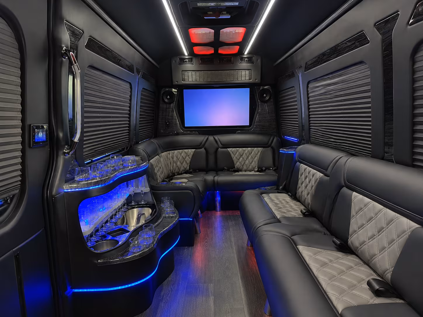 savannah sprinter limousine inside