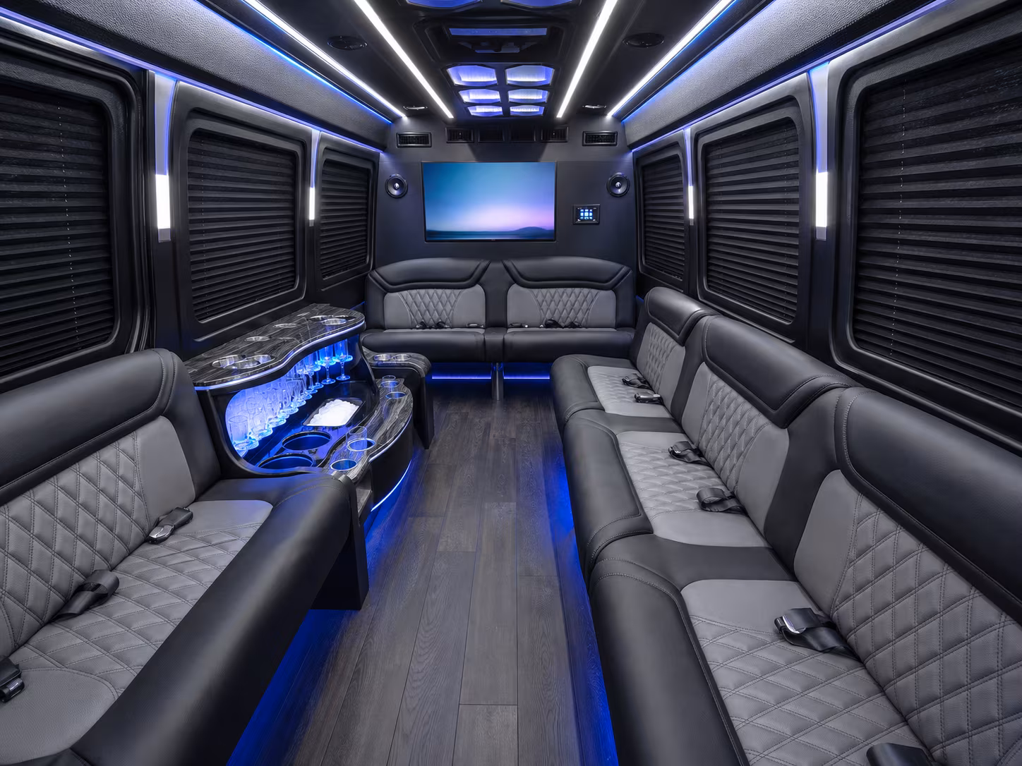 savannah sprinter limousine interior